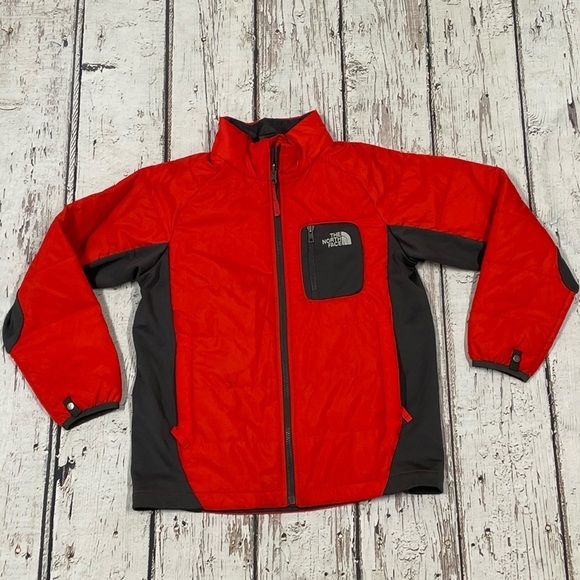 Boys The North Face Red Zip Up Outerwear Liner Outerwear Jacket - Picture 2 of 11
